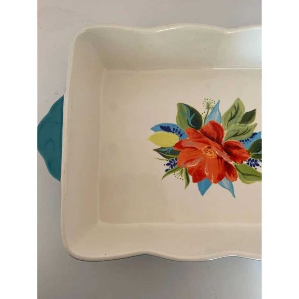 Pioneer woman casserole dish pan 13” 2915dmtt